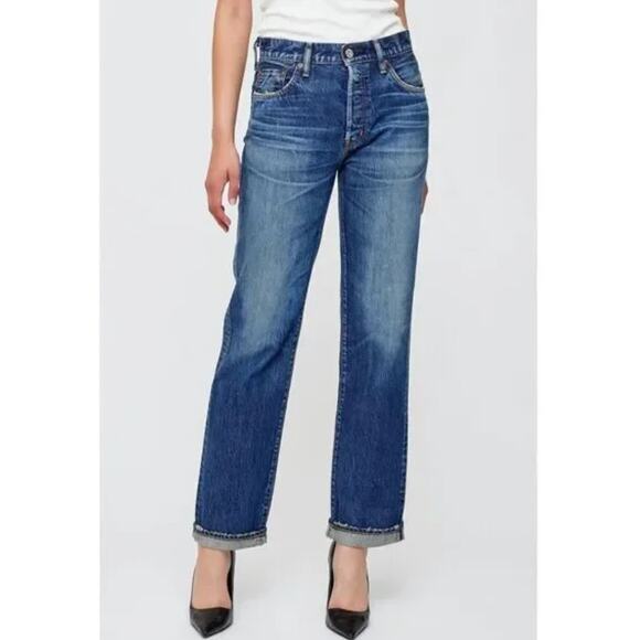 Moussy Vintage Pierson Straight Button Fly Medium Wash Jeans Blue Size 29 - Picture 1 of 12